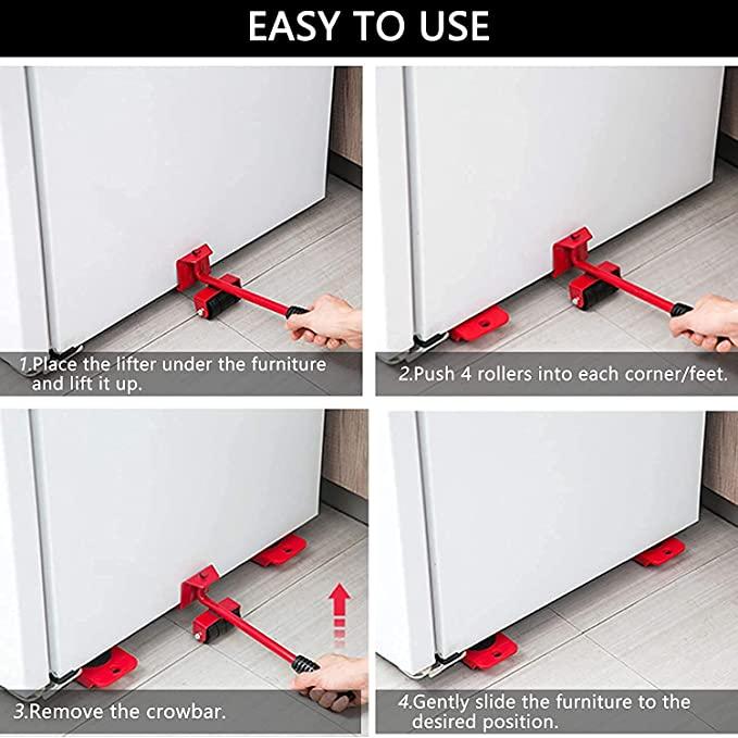 Move-On-Wheels - Heavy Furniture Slider for Easy and Safe Shifting