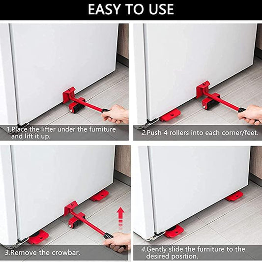 Move-On-Wheels - Heavy Furniture Slider for Easy and Safe Shifting